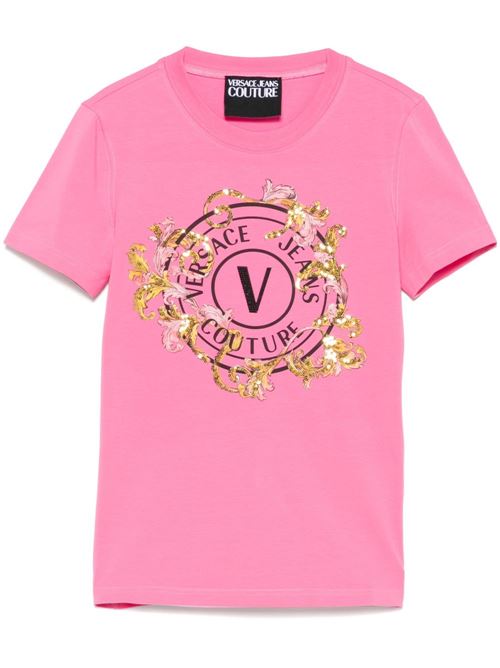 T-shirt donna maniche corte Versace jeans Couture | 78HAHC01CJ02C494